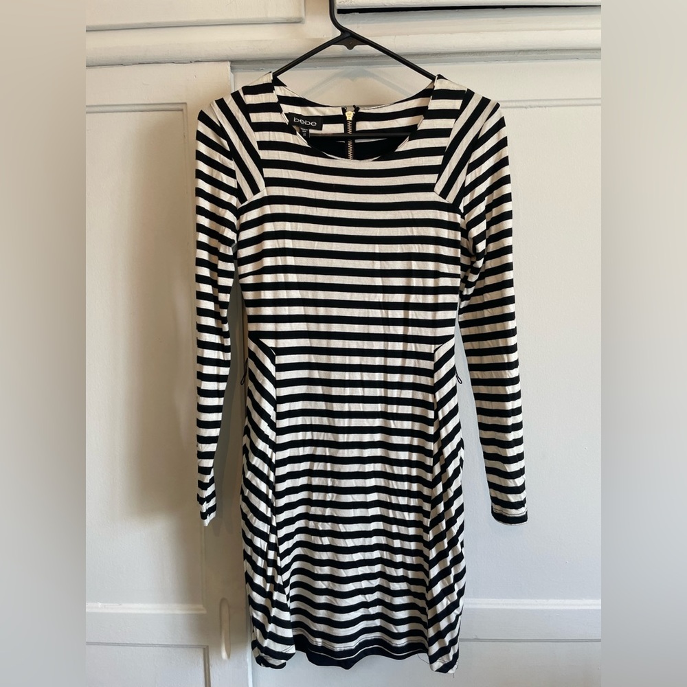 Bebe striped dress